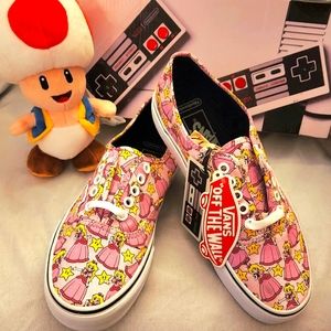 Nintendo x Vans Princess Peach shoes